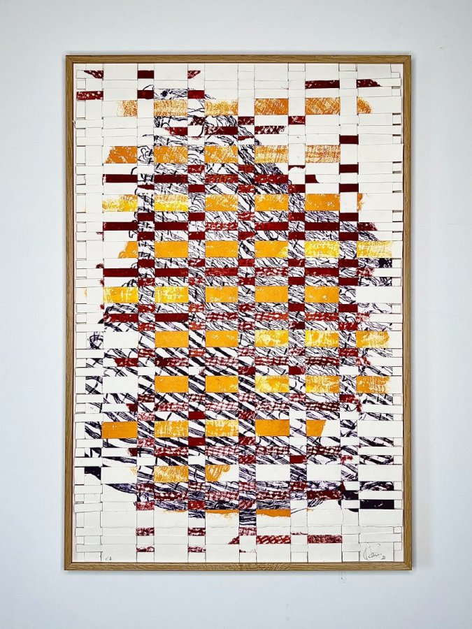 Tressage estampes coton laine – Marie Gaillac - SOUSPRESSE