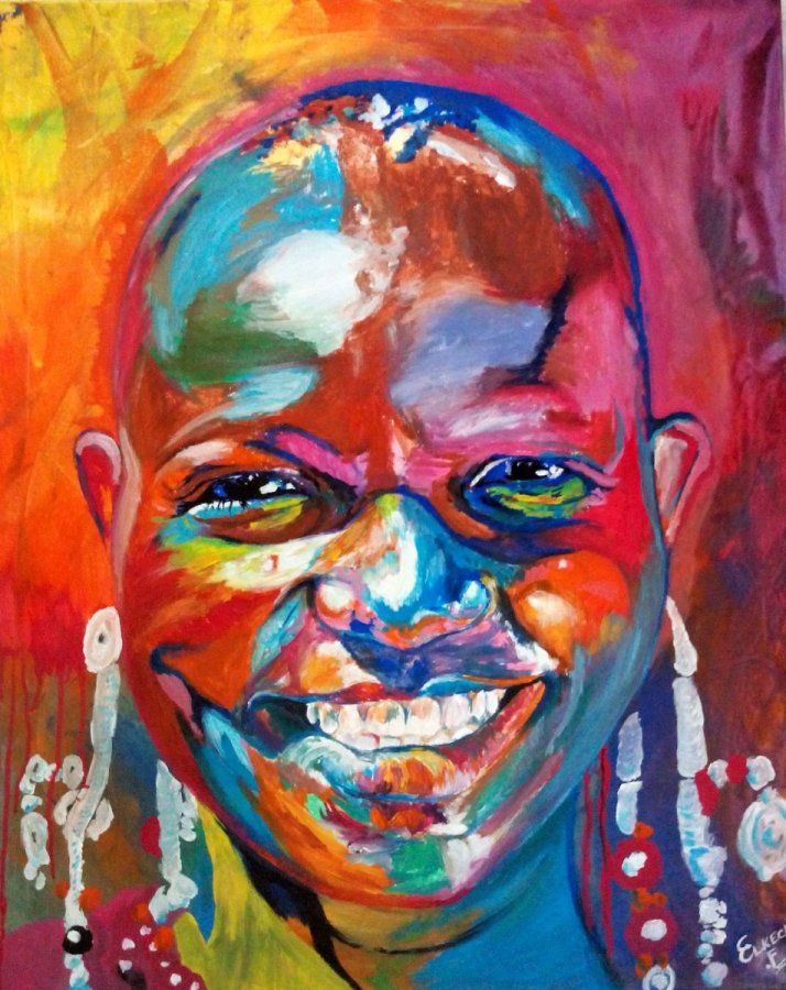 African Color Portrait – Fayçal Elkechaï