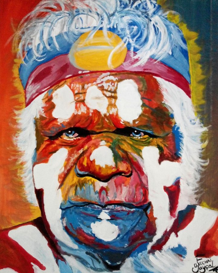 Aborigène Color Portrait – Fayçal Elkechaï