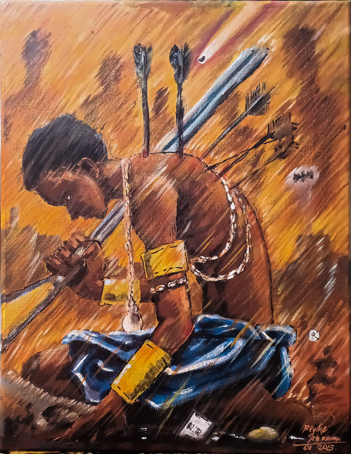 L'homme noir – Blythe Atemenou