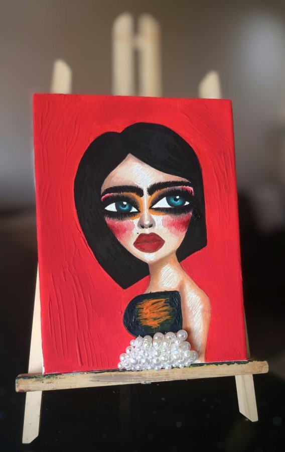 Girl with pearl dress – Timeea Petrescu