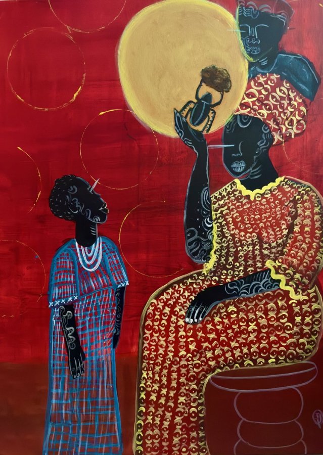 An insect that can  mould soil neatly into a rock by its sheer strength. (Ovu onu ugbarasun) – Jungel Queen