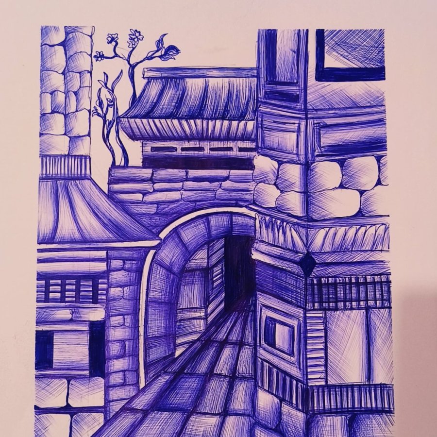 Pen art – Anjali