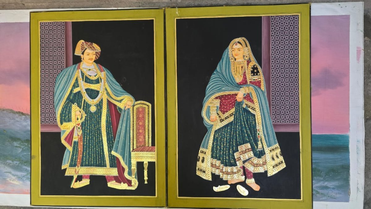 A royal couple – Chaman prakash