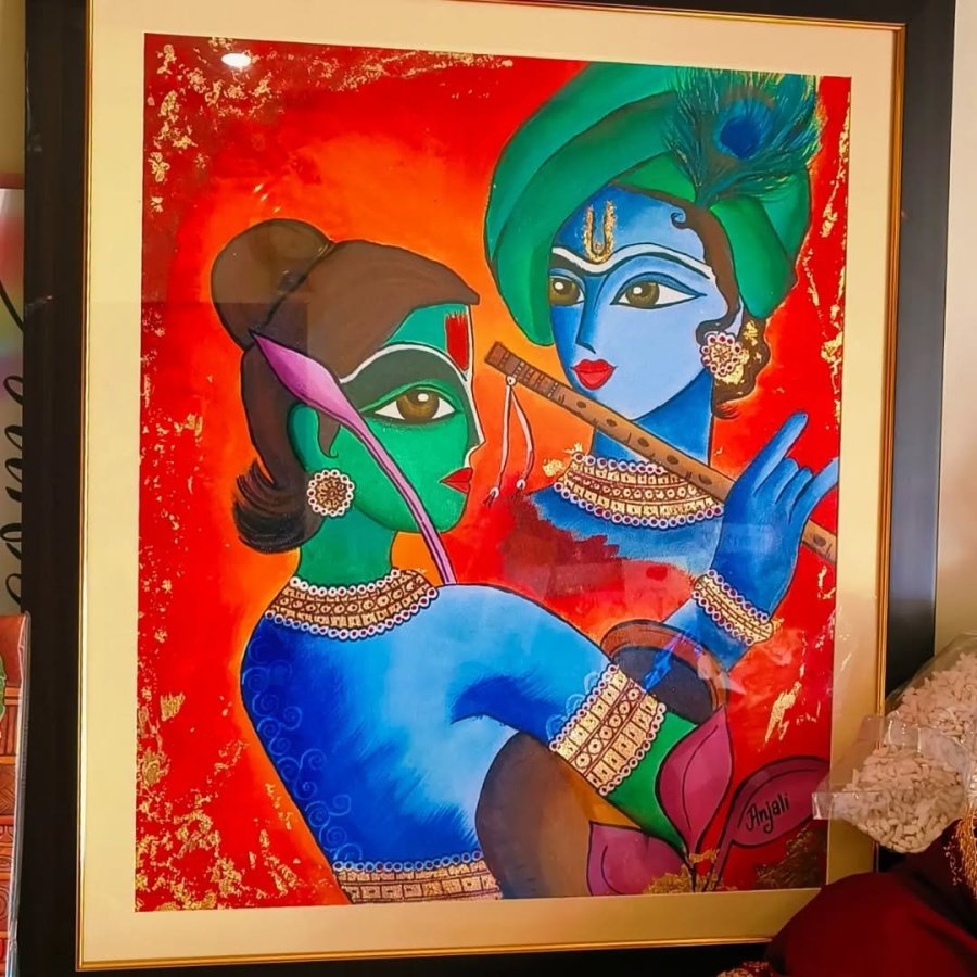 Radha Krishna painting – Anjali