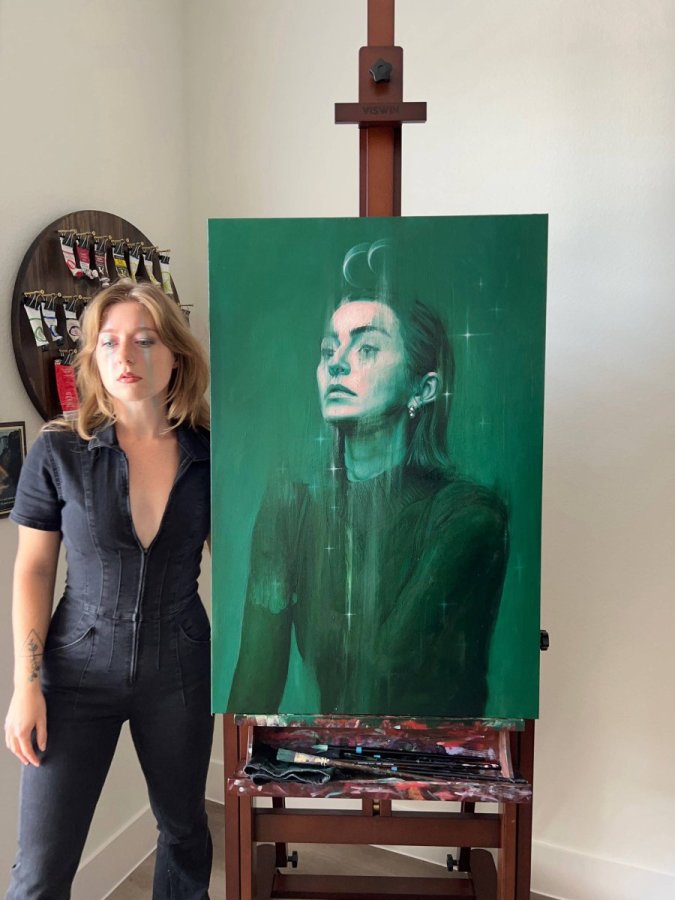Oil-painting and Smearing – Ashley Beth