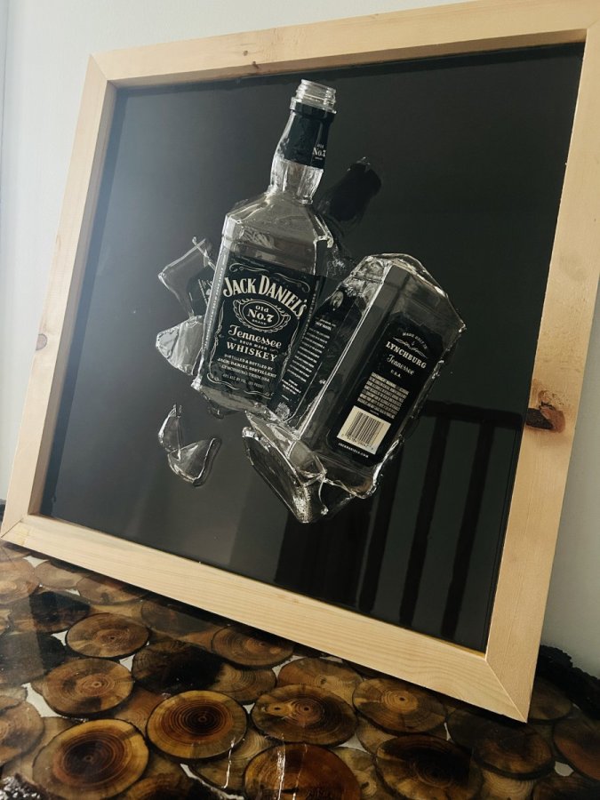 Whiskey Frame – Slice of Wood