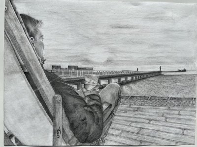 La détente Face a la mer by Thierry