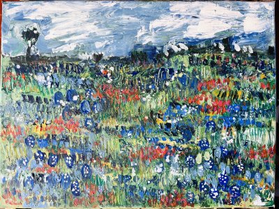 Bluebonnets by Liza Collaros