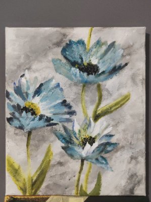 Blue flowers by Matija