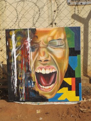 Silent Scream by Fidéle Msambya