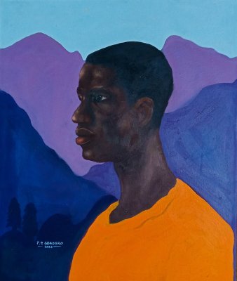African Boy IV by Faith Gbadero