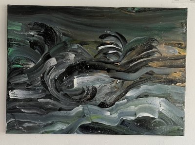 Wild sea by Vanja Zanze