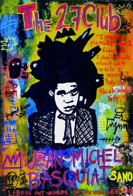 The 27 Club Series (Basquiat) by Ingrid Aimee Peñaflor