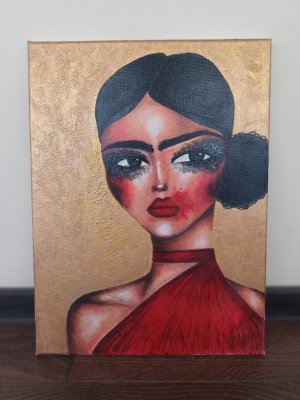 Girl in red by Timeea Petrescu