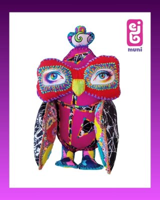 Owlita Manlikha Soft Sculpture by Elaine Jose Bobadilla