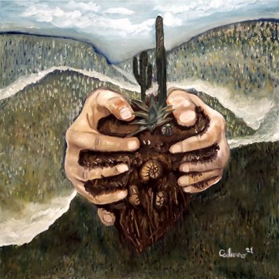 Corazón del cielo, Corazón de la Tierra, 2021 by Caliano