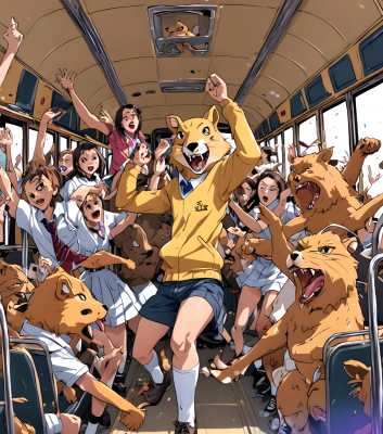 SCHOOL BUS VIBES by Kyori Izani