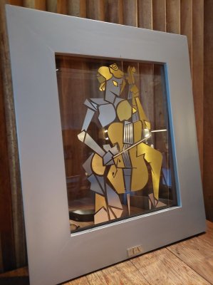 La mujer del violonchelo by Tab Arana