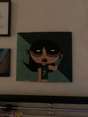 Buttercup painting by Hira siddiqui