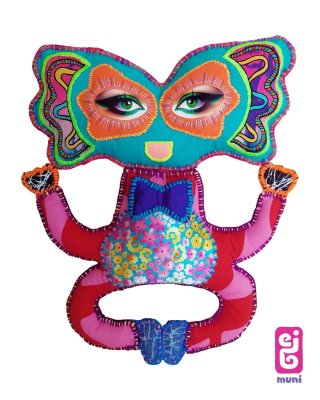 Farfalla Manlikha Soft Sculpture by Elaine Jose Bobadilla