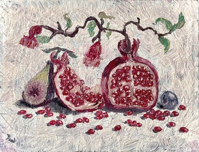 Pomegranates by Elene Arunashvili