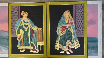 A royal couple by Chaman prakash