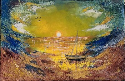 Sailing into the light by Dana Haidar