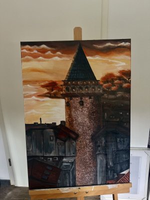 Galata Tower in Istanbul by Gizem