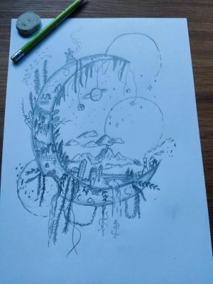 Galaxy fantasy by Antonio