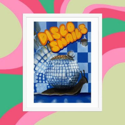 Disco Snails by Iz Vaughan