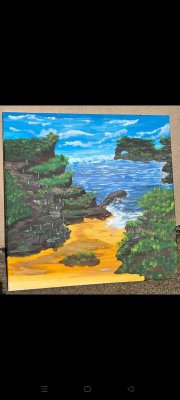 Cliff beach by James oleary