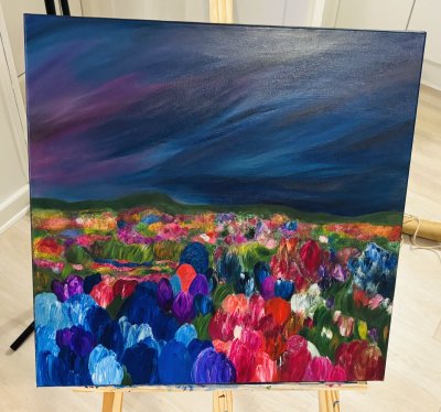 Wild Coloured Meadow by Sarah Lysgaard