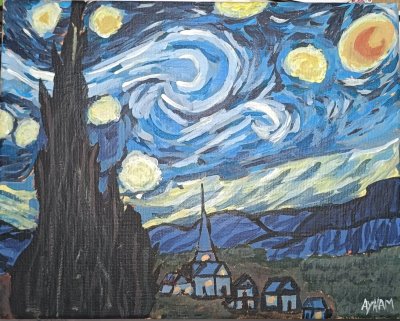 Starry nights by Ayham