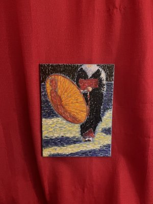 « La jeune fille en kimono » by Rizgalla