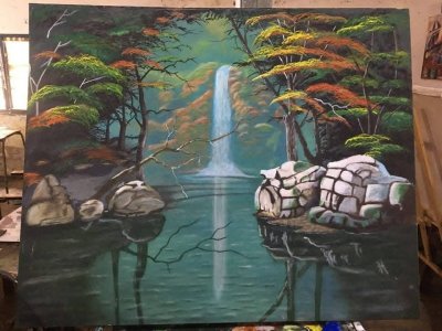 Boti falls by Peter Akwuetteh