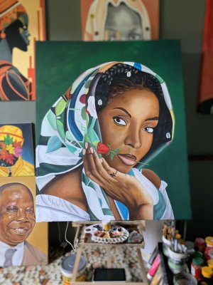 The language of flowers by Emmanuel  Kuku