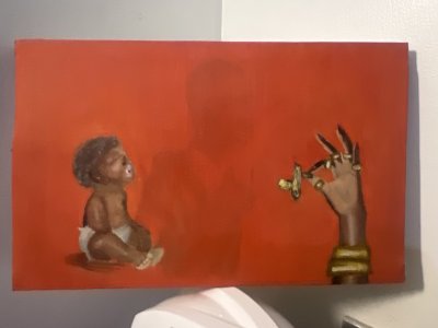 The golden pacifier by Thara Sallau