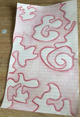 Red doodle by Aisha mohamed